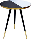 Reflection Gold / Black End Table - NY Furniture Direct (NY)
