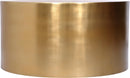 Cylinder Brushed Gold Coffee Table - NY Furniture Direct (NY)