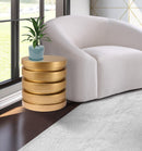 Levels Brushed Gold End Table - NY Furniture Direct (NY)
