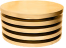 Levels Brushed Gold Coffee Table - NY Furniture Direct (NY)