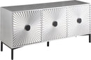 Glitz Antique Silver Sideboard/Buffet - NY Furniture Direct (NY)