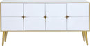 Pop White / Gold Sideboard/Buffet - NY Furniture Direct (NY)