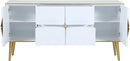 Pop White / Gold Sideboard/Buffet - NY Furniture Direct (NY)
