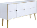 Pop White / Gold Sideboard/Buffet - NY Furniture Direct (NY)