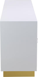 Cosmopolitan White Lacquer Sideboard/Buffet - NY Furniture Direct (NY)