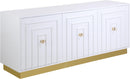 Cosmopolitan White Lacquer Sideboard/Buffet - NY Furniture Direct (NY)