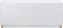 Cosmopolitan White Lacquer Sideboard/Buffet - NY Furniture Direct (NY)