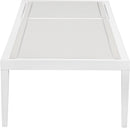 Nizuc White Mesh Waterproof Fabric Outdoor Patio Aluminum Mesh Chaise Lounge Chair