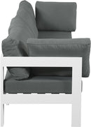 Nizuc Grey Waterproof Fabric Outdoor Patio Modular Sofa - NY Furniture Direct (NY)
