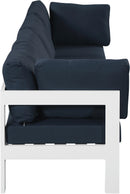 Nizuc Navy Waterproof Fabric Outdoor Patio Modular Sofa - NY Furniture Direct (NY)