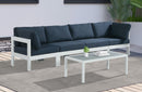 Nizuc Navy Waterproof Fabric Outdoor Patio Modular Sofa - NY Furniture Direct (NY)