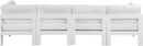 Nizuc White Waterproof Fabric Outdoor Patio Modular Sofa - NY Furniture Direct (NY)