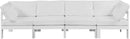 Nizuc White Waterproof Fabric Outdoor Patio Modular Sofa - NY Furniture Direct (NY)
