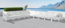 Nizuc White Waterproof Fabric Outdoor Patio Modular Sectional - NY Furniture Direct (NY)