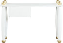 Etro White / Gold Desk/Console - NY Furniture Direct (NY)