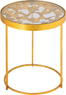 Butterfly Gold End Table - NY Furniture Direct (NY)