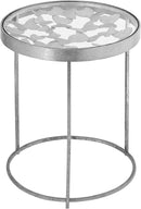 Butterfly Silver End Table - NY Furniture Direct (NY)