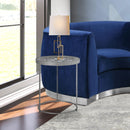 Butterfly Silver End Table - NY Furniture Direct (NY)