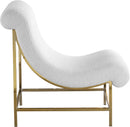 Nube White Faux Sheepskin Fur Accent Chair - NY Furniture Direct (NY)