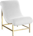 Nube White Faux Sheepskin Fur Accent Chair - NY Furniture Direct (NY)