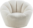 Dream White Faux Sheepskin Fur Accent Chair - NY Furniture Direct (NY)