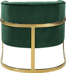 Carter Green Velvet Accent Chair - NY Furniture Direct (NY)
