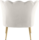 Jester Cream Velvet Accent Chair - NY Furniture Direct (NY)