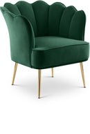 Jester Green Velvet Accent Chair - NY Furniture Direct (NY)
