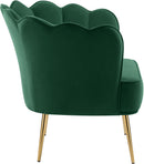 Jester Green Velvet Accent Chair - NY Furniture Direct (NY)