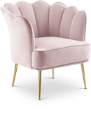 Jester Pink Velvet Accent Chair - NY Furniture Direct (NY)