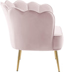 Jester Pink Velvet Accent Chair - NY Furniture Direct (NY)