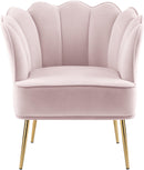 Jester Pink Velvet Accent Chair - NY Furniture Direct (NY)