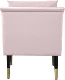 Elegante Pink Velvet Accent Chair - NY Furniture Direct (NY)