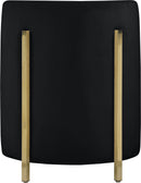 Rotunda Black Velvet Accent Chair - NY Furniture Direct (NY)