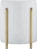Rotunda Cream Velvet Accent Chair - NY Furniture Direct (NY)