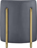 Rotunda Grey Velvet Accent Chair - NY Furniture Direct (NY)