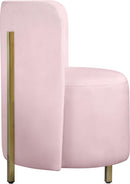 Rotunda Pink Velvet Accent Chair - NY Furniture Direct (NY)