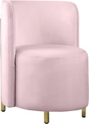 Rotunda Pink Velvet Accent Chair - NY Furniture Direct (NY)