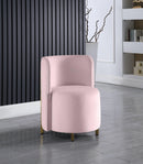 Rotunda Pink Velvet Accent Chair - NY Furniture Direct (NY)