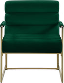Wayne Green Velvet Accent Chair - NY Furniture Direct (NY)