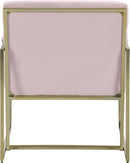 Wayne Pink Velvet Accent Chair - NY Furniture Direct (NY)