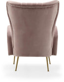 Opera Pink Velvet Accent Chair - NY Furniture Direct (NY)