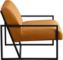 Industry Cognac Faux Leather Accent Chair - NY Furniture Direct (NY)