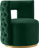 Theo Green Velvet Accent Chair - NY Furniture Direct (NY)