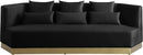 Marquis Black Velvet Sofa - NY Furniture Direct (NY)