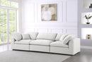 Serene Cream Linen Fabric Deluxe Cloud Modular Sofa - NY Furniture Direct (NY)