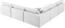 Serene Cream Linen Fabric Deluxe Cloud Modular Sectional - NY Furniture Direct (NY)