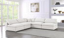 Serene Cream Linen Fabric Deluxe Cloud Modular Sectional - NY Furniture Direct (NY)
