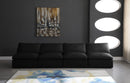 Plush Black Velvet Standard Cloud Modular Sofa - NY Furniture Direct (NY)