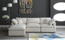 Plush Cream Velvet Standard Cloud Modular Sectional - NY Furniture Direct (NY)